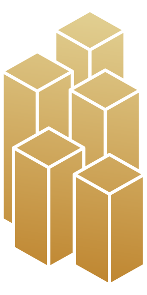 Cameron Property Tax building blocks brand symbol